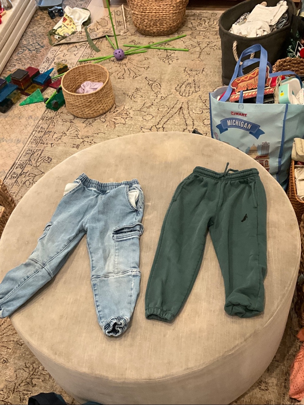 Zara Forest Green Kids Jogger Sweatpants